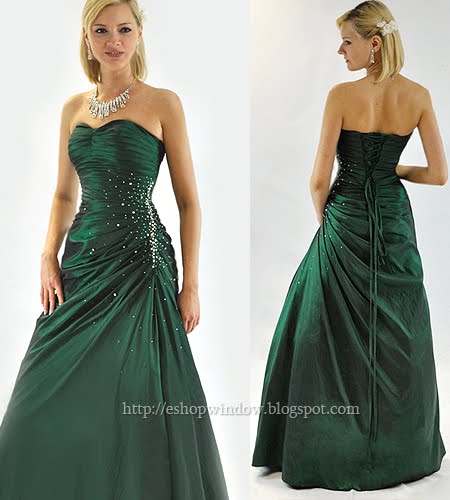 зеленое платье 