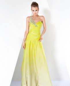 желтое платье на выпускной 2012