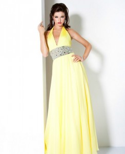 желтые платья на выпускной 2012